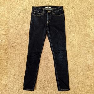 Levi's 711 Skinny Jeans Dark Wash